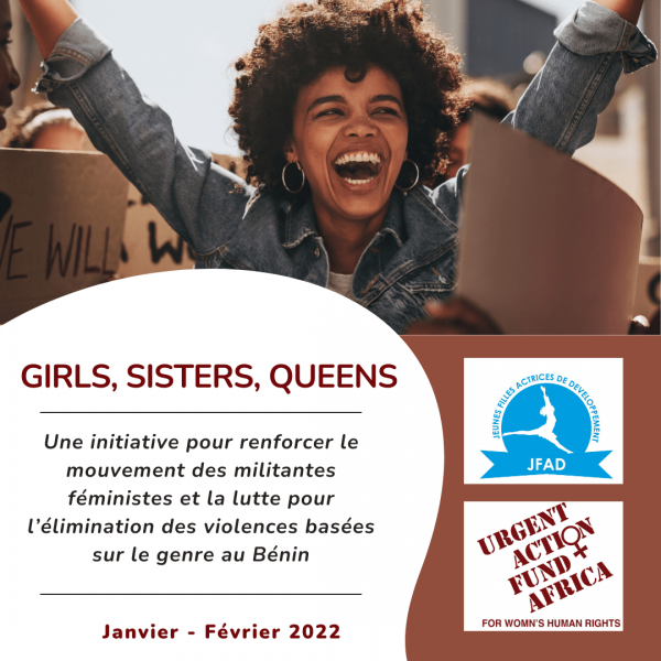 Initiative Girls, Sisters, Queens : appel à candidatures pour participer à la retraite des militantes féministes du Bénin